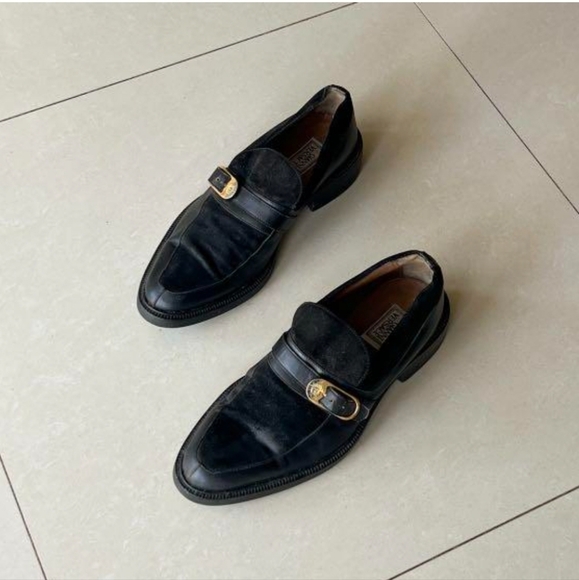 VINTAGE 1990’s GIANNI VERSACE DESIGNER MEDUSA LOAFERS - Picture 5 of 13